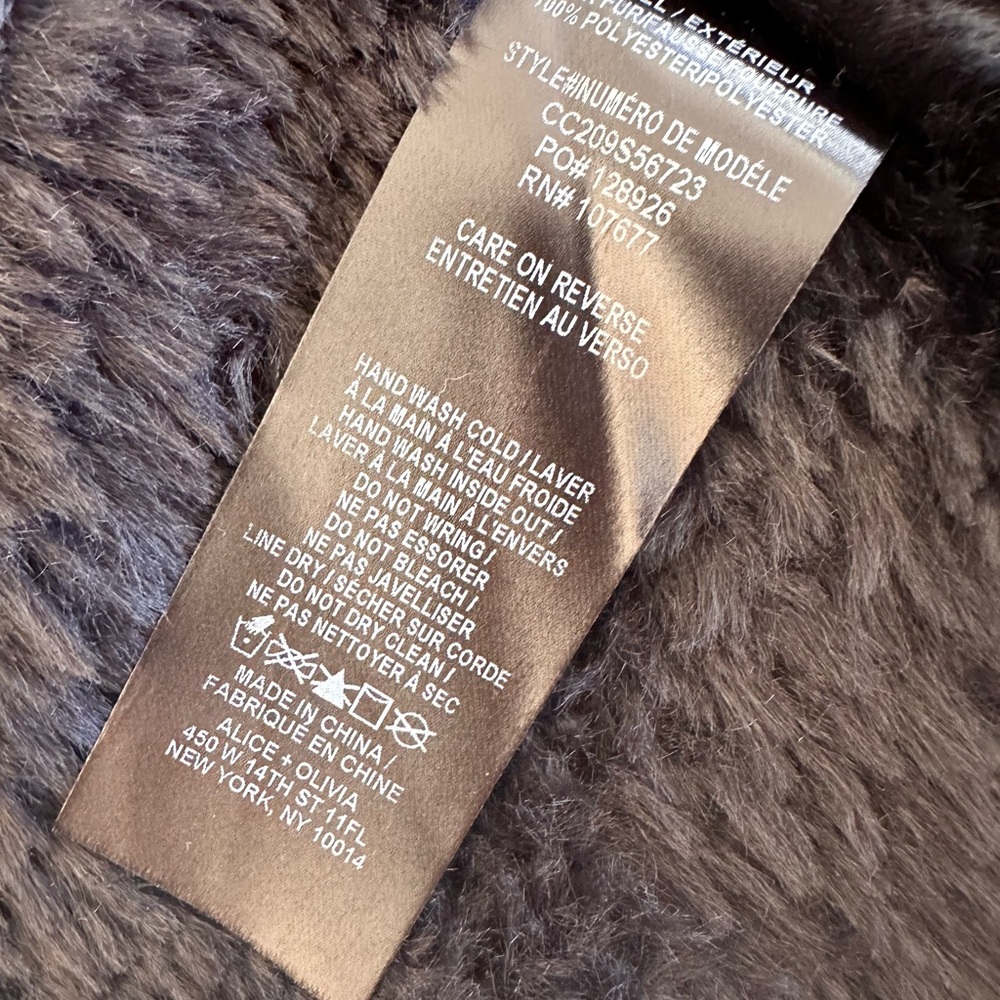 Alice + Olivia Fawn Faux Fur Jackets - Picture 5 of 6